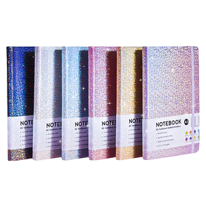 Bán Hàng Trực Tiếp Nguồn Cung Cấp Văn Phòng Trường Văn Phòng Phẩm A5 Giả Da Bìa Cứng Máy Tính Xách Tay Thời Trang Bầu Trời Đầy Sao Ban Nhạc Đàn Hồi Máy Tính Xách Tay - Product Image 1