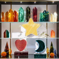Kit de fabrication de lampe en cristal DIY en forme de cœur et de lune, pour stimuler vos sens, coffret cadeau