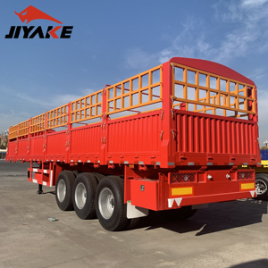 New 13 Meters 3axle Hauler Steel Semi-<strong>Trailer</strong> <strong>Second</strong> <strong>Hand</strong> <strong>Car</strong> Carrier Cargo <strong>Trailers</strong> Fence Cargo Semi <strong>Trailer</strong> <strong>for</strong> <strong>Sale</strong> in Africa - Product Image 2