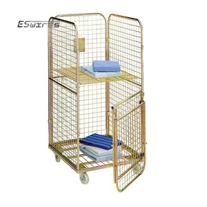 กรงซักผ้าขนาดใหญ่เคลื่อนย้ายได้ง่ายตาข่ายลวดเชื่อมเต็มรูปแบบดีไซน์เพื่อความปลอดภัยในเชิงพาณิชย์ - Product Image 1