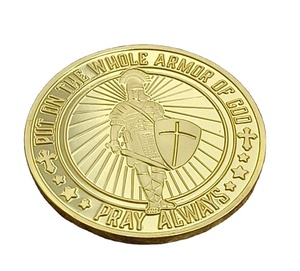 Moneda de Metal Personalizada JinRuiXiang con Diseño de Rosa, Recuerdo Metálico con Acabado Dorado, Estilo Moneda Romana - Product Image 2