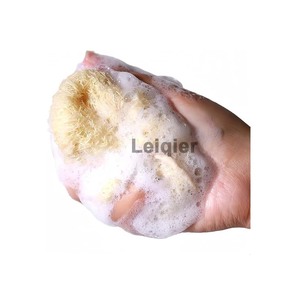 Biểu Tượng Tùy Chỉnh Tự Nhiên Loofah Miếng Bọt Biển Không Nén Hình Bầu Dục Tắm Tắm Loofah Bóng Đơn Giản Phong Cách Tẩy Tế Bào Chết Cơ Thể Tắm Bóng - Product Image 3