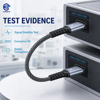 Câble USB-C vers USB-C Premium LUNG KAY 3.2 20 Gbit/s 240 W 5K pour Ordinateur Portable, Station d'Accueil, SSD – Fabrication Professionnelle OEM/ODM