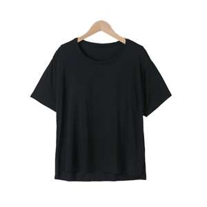 Modal Spandex Women's <strong>Casual</strong> <strong>Home</strong> <strong>Wear</strong> Clothes Comfortable Night Shirt with Neck Silk Feel Soft Solid Summer Pajamas MOQ 3pcs - Product Image 1