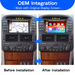 Módulo <span class=keywords><strong>de</strong></span> Interfaz Inalámbrica Apple CarPlay y Android Auto para Lexus LS430 1999-2005, Actualización <span class=keywords><strong>de</strong></span> Pantalla Táctil Original - Product Image 2