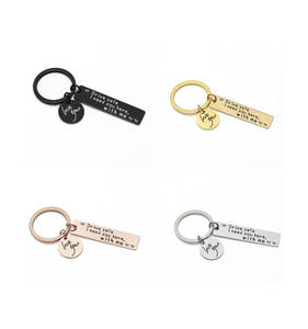 Guida in acciaio inossidabile sicuro ho bisogno di te qui con <span class=keywords><strong>me</strong></span> ti amo portachiavi portachiavi per regalo fidanzato - Product Image 6