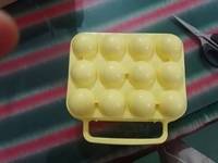 Porte-plateau à oeufs en plastique bon marché Conteneur de stockage Organisateur Bin avec couvercle pour camping en plein air
