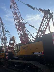 Excellent état 2020 utilisé pour la grue sur chenilles SANY SCC1000C 100 tonnes avec 3000 heures avec roulement de moteur de composants de base - Product Image 3