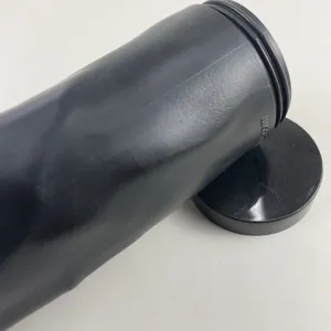 Garrafa plástica preta do HDPE 500ml