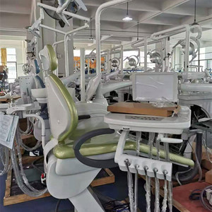 Kursi Unit Gigi Integral Murah Komplit Nyaman Disetujui dengan Lampu Led atau Lampu Halogen Tanpa Bising untuk Mesin - Product Image 2