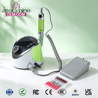 Ponceuse à Ongles Professionnelle Électrique de Bureau 35000 tr/min, Prix de Gros, Kit de Forets Portables pour Ongles, OEM/ODM