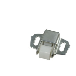 Loquet de porte en acier au carbone à roue unique et fond plat, quincaillerie durable pour portes d'armoires et placards - Product Image 1