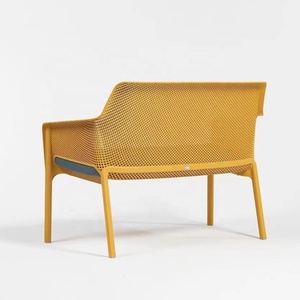 Moderna ed Elegante Poltrona in Plastica con Schienale Reclinabile <span class=keywords><strong>per</strong></span> Due Persone, Uso Esterno in Giardino e Balconi - Product Image 5