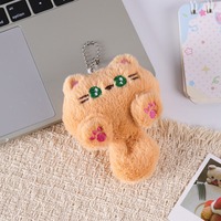 Porte-clés pendentif anime super doux, petite poupée en peluche mignonne, en coton et peluche douce, pour machine à griffes