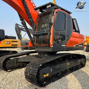 Excavadora de cadenas DOOSAN 225 usada, de segunda mano, marca original de Corea del Sur, excavadora de cadenas de tamaño mediano de 22.5 toneladas, excavadora usada. - Product Image 5