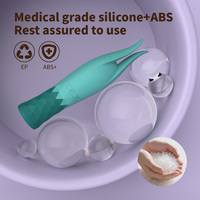 Mini vibromasseur en silicone pour femmes, étanche IPX7, stimulation du clitoris et du vagin, plug anal rechargeable, 7 vitesses