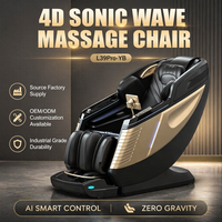 Sillón de Masaje Premium 4D Zero Gravity 2026 con Escaneo Corporal por Ondas Sónicas, IA Inteligente y Terapia Corporal Completa para el Bienestar en el Hogar