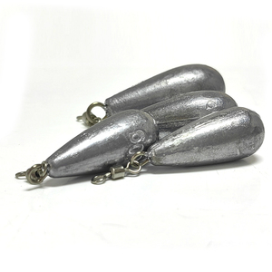 Chumbada de Pesca em Forma de Bomba com Laço e Girador, Chumbada de Pesca em Metal Fundido - Product Image 5