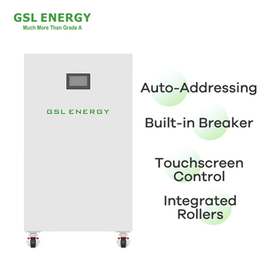 GSL ENERGY Lithium Ion <b>Battery</b> 20kWh 51.2V 400Ah Solar <b>Battery</b> with Wheel Home <b>Battery</b> Storage 20kw Lithium <b>Battery</b> - Product Image 2