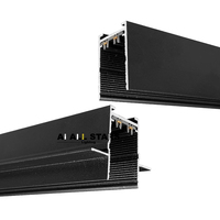 Système d'éclairage sur rail magnétique intelligent et réglable en aluminium pour chaîne d'approvisionnement, avec éclairage ponctuel à LED magnétique