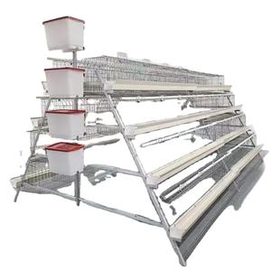 กรงเลี้ยงไก่<span class=keywords><strong>ไข่</strong></span>แบบสี่ชั้น สี่ประตู แบบขั้นบันได รุ่น A ติดตั้งง่าย - Product Image 1