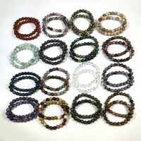 Offre Spéciale 8mm Quartz Naturel Bracelets De Guérison Pierre Bijoux Cristal Perle Gemme Cristal Bracelet pour Cadeau
