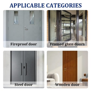 Bisagras Hidráulicas de Aluminio de Ángulo Amplio para Puertas, con Apertura de 170° y Función de Cierre Suave y Silencioso, para Puertas de Apartamentos y Hoteles - Product Image 4