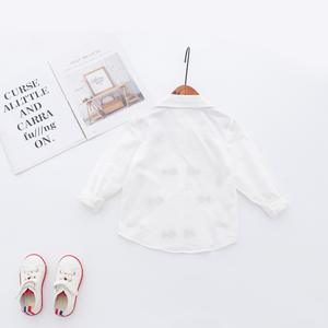 Los Mejores Productos para Importar: Camisetas Casuales Blancas Bordadas <span class=keywords><strong>de</strong></span> Algodón para Niñas con Sudadera <span class=keywords><strong>de</strong></span> Punto para Niñas - Product Image 5