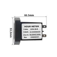 Compteur d'heures numérique SYS-1D-R SYS-1R 12V-36V 100V-250V, Compteur réversible, Minuteur général pour générateur et excavatrice