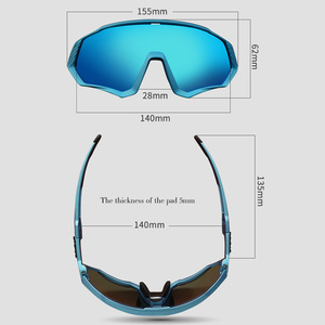 Caliente TR90 gafas de Ciclismo mtb polarizadas gafas de ciclismo bicicleta de montaña bicicleta lentes hombres/mujeres gafas - Product Image 5