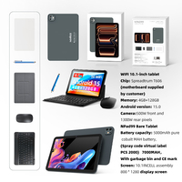 Nueva Tablet Android 15 con Pantalla Capacitiva de 10.1 Pulgadas, WiFi, Procesador de Cinco Núcleos, 5G, 4GB/128GB de Almacenamiento y Batería de 5000mAh