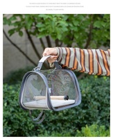 Sac à dos pour oiseaux en tissu Oxford, transporteur portable d'extérieur pour petits oiseaux, confortable et respirant