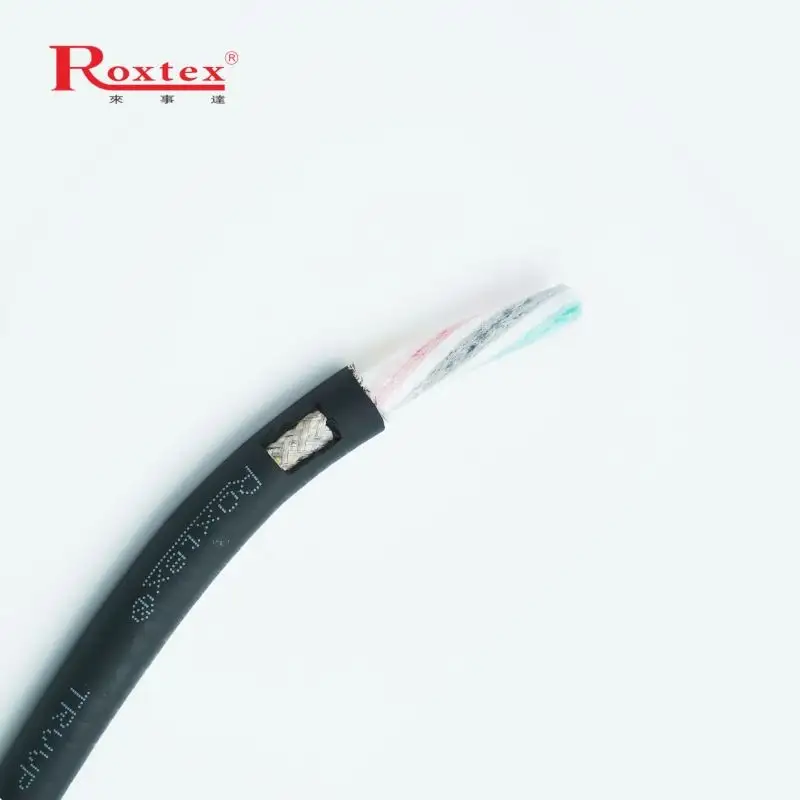 kostenlose proben tpe pur pvc mechanische verwendung hohe flexibilität Öl abrasionsbeständigkeit biegfestigkeit roboter-kabel schleppleine kabel