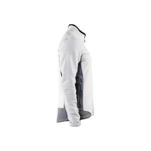 BLAKLADER - 499710101094L <b>Micro</b> <b>fleece</b> <b>jacket</b> White/Grey - EAN 7330509619551 WORK <b>JACKETS</b> WINTER SOFTSHELL AND PADDED <b>JACKETS</b> - Product Image 4
