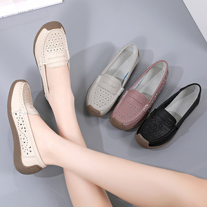 Zapatos planos tipo mocasines de verano para mujer - Product Image 1