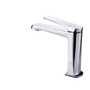 Grifo de un solo orificio para baño, grifería de agua fría y caliente para Hotel, contemporáneo - Product Image 1