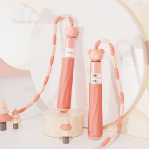 Sanfan Bán Buôn Có Thể Điều Chỉnh Tre Doanh Sợi Dây Thừng Bỏ Nhảy Dây Cho Trẻ Em Mềm Phân Đoạn Đính Cườm Nhảy Dây Đầy Màu Sắc - Product Image 3