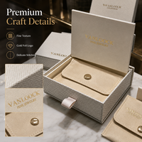 Ensemble d'emballages de luxe pour bijoux, boîtes cadeaux haut de gamme personnalisées avec logo et pochettes, boîte de rangement pour bagues, colliers, boucles d'oreilles, bracelets