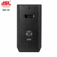 Haut-parleur passif professionnel DX-10, 10 pouces, pleine gamme, enceinte en bouleau, 121 dB SPL max, pour mariage, spectacle en direct