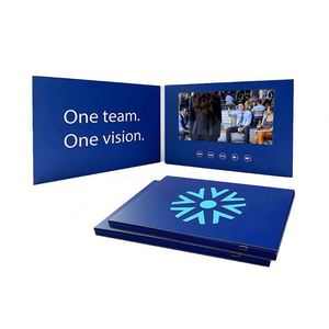Tarjeta de Regalo Promocional Publicitaria Personalizada Hecha a Mano con Vídeo en Papel para Decoraciones de Bodas y Festividades - Product Image 1