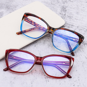 Armazones de métal léopard <span class=keywords><strong>2023</strong></span> femmes bleu anti-lumière <span class=keywords><strong>lunette</strong></span> mz10-19 flexible ra 55-18-140 fabricant en gros lunettes sans <span class=keywords><strong>monture</strong></span> - Product Image 3