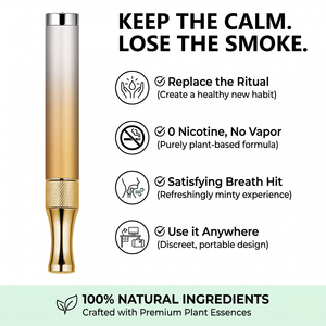 Inhalador Vitabona para Dejar de Fumar, de Aleación de Aluminio en Oro, Plata y Oro Rosa, Control de Deseos, Alivio del Pánico y la Ansiedad Natural - Product Image 5