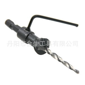 Mr <b>Drill</b> Taper Countersink <b>Drill</b> <b>Bit</b> Set 6101316 Hexagonal Handle For Steel Woodworking - Product Image 4