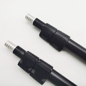 Tringle à rideau <span class=keywords><strong>télescopique</strong></span> en aluminium robuste sur mesure, 2 <span class=keywords><strong>mètres</strong></span>, <span class=keywords><strong>3</strong></span> sections - Product Image 2