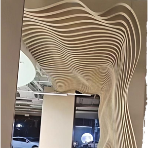 Panel de Techo Moderno de Aluminio Ondulado Anticorrosión Personalizado para Edificios de Oficinas - Product Image 1