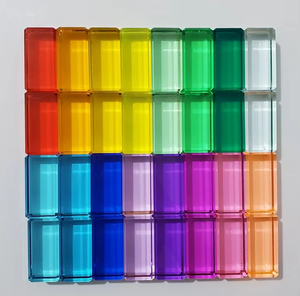 Support de présentation d'échecs en acrylique transparent personnalisé XFL, support de jeu d'échecs moderne transparent pour la maison, le bureau et les clubs de jeux - Product Image 4