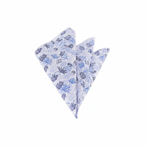 Mouchoir de poche pour homme en coton blanc imprimé, taille unique, en tissu tissé - Product Image 2