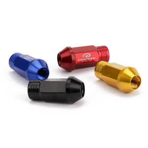 CNSPEED M12X1.25 น็อตล้ออลูมิเนียมอัลลอยด์สำหรับอัพเกรดล้อรถยนต์สีดำ - Product Image 5