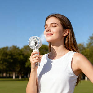 थोक रिचार्जेबल हैंडहेल्ड 500 माह बैटरी के साथ थोक रिचार्जेबल हैंडहेल्ड प्रशंसक - Product Image 1