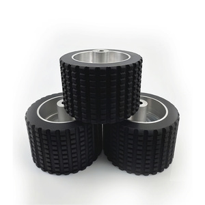 4 Inch Europeu Tipo Alumínio Núcleo PU Rodízio Rodas Heavy Duty Trolley Industrial Load Bearing Rodízios - Product Image 3